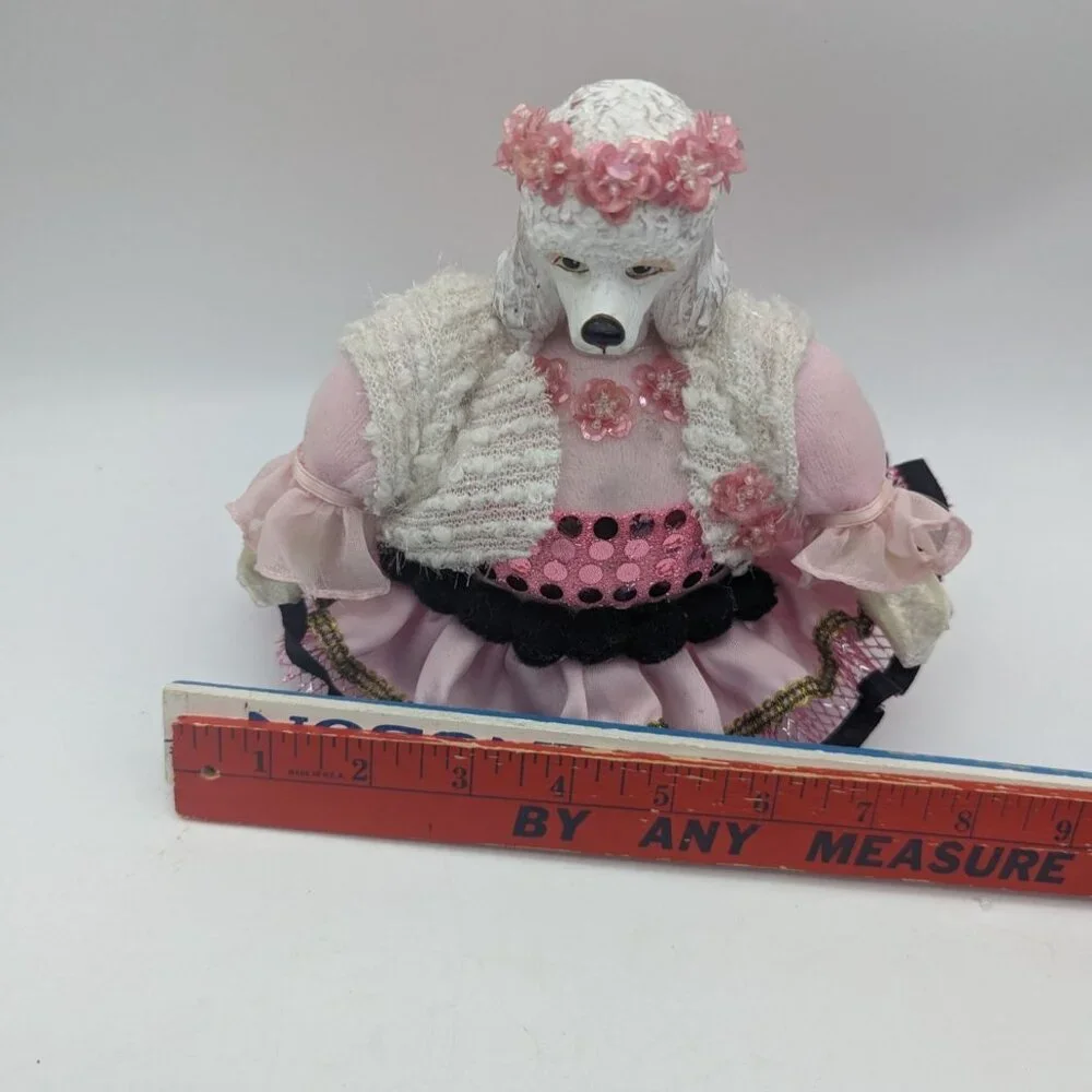 Katherine's Collection Wayne Kleski Fifi Poodle Trinket Box Pink‎ Rare HTF